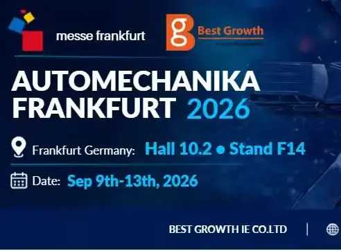 Automechanika Frankfurt 2026, Automechanika Frankfurt, Automechanika 2026, Best Growth, Best Growth Diesel, diesel injection, diesel injection parts, common rail, common rail parts, diesel common rail, diesel aftermarket, automotive aftermarket, diesel aftertreatment, exhaust aftertreatment, NOx sensor, NOx sensors, AdBlue injector, AdBlue dosing module, DEF injector, DEF dosing module, DEF pump, urea pump, PM sensor, EGT sensor, SCR system, diesel parts supplier, diesel parts manufacturer, automotive parts supplier, Frankfurt automotive exhibition